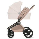Carucior 2 in 1, Lionelo, Freya, Landou si salteluta ventilate, Pliabil, Reglare spatar-3 pozitii, Suport de picioare-4 pozitii, Maner reglabil-3 pozitii, Adaptori inclusi compatibili cu Cybex, Maxi-Cosi, Kiddy, Avionaut, Sustine 22 kg, 0luni+, Bej