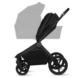 Carucior 2 in 1, Lionelo, Freya, Landou si salteluta ventilate, Pliabil, Reglare spatar-3 pozitii, Suport de picioare-4 pozitii, Maner reglabil-3 pozitii, Adaptori inclusi compatibili cu Cybex, Maxi-Cosi, Kiddy, Avionaut, Sustine 22 kg, 0luni+, Negru