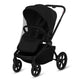 Carucior 2 in 1, Lionelo, Freya, Landou si salteluta ventilate, Pliabil, Reglare spatar-3 pozitii, Suport de picioare-4 pozitii, Maner reglabil-3 pozitii, Adaptori inclusi compatibili cu Cybex, Maxi-Cosi, Kiddy, Avionaut, Sustine 22 kg, 0luni+, Negru
