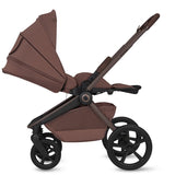 Carucior 2 in 1, Lionelo, Freya, Landou si salteluta ventilate, Pliabil, Reglare spatar-3 pozitii, Suport de picioare-4 pozitii, Maner reglabil-3 pozitii, Adaptori inclusi compatibili cu Cybex, Maxi-Cosi, Kiddy, Avionaut, Sustine 22 kg, 0luni+, Maro