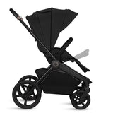 Carucior 2 in 1, Lionelo, Freya, Landou si salteluta ventilate, Pliabil, Reglare spatar-3 pozitii, Suport de picioare-4 pozitii, Maner reglabil-3 pozitii, Adaptori inclusi compatibili cu Cybex, Maxi-Cosi, Kiddy, Avionaut, Sustine 22 kg, 0luni+, Negru