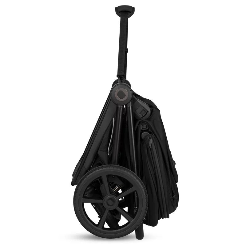 Carucior 2 in 1, Lionelo, Freya, Landou si salteluta ventilate, Pliabil, Reglare spatar-3 pozitii, Suport de picioare-4 pozitii, Maner reglabil-3 pozitii, Adaptori inclusi compatibili cu Cybex, Maxi-Cosi, Kiddy, Avionaut, Sustine 22 kg, 0luni+, Negru