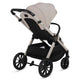 Carucior 2 in 1, Lionelo, Layla, Pana la 22 kg, Cadru aluminiu, Cu landou intarit si salteluta din spuma AirDots, Reversibil, Cu ventilatie 3D, Cu accesorii, EN1888-1, EN1888-2, EN1466, Bej