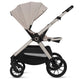 Carucior 2 in 1, Lionelo, Layla, Pana la 22 kg, Cadru aluminiu, Cu landou intarit si salteluta din spuma AirDots, Reversibil, Cu ventilatie 3D, Cu accesorii, EN1888-1, EN1888-2, EN1466, Bej