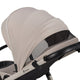 Carucior 2 in 1, Lionelo, Layla, Pana la 22 kg, Cadru aluminiu, Cu landou intarit si salteluta din spuma AirDots, Reversibil, Cu ventilatie 3D, Cu accesorii, EN1888-1, EN1888-2, EN1466, Bej