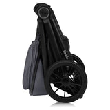 Carucior 2 in 1, Lionelo, Layla, Pana la 22 kg, Cadru aluminiu, Cu landou intarit si salteluta din spuma AirDots, Reversibil, Cu ventilatie 3D, Cu accesorii, EN1888-1, EN1888-2, EN1466, Gri