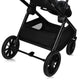 Carucior 2 in 1, Lionelo, Layla, Pana la 22 kg, Cadru aluminiu, Cu landou intarit si salteluta din spuma AirDots, Reversibil, Cu ventilatie 3D, Cu accesorii, EN1888-1, EN1888-2, EN1466, Gri