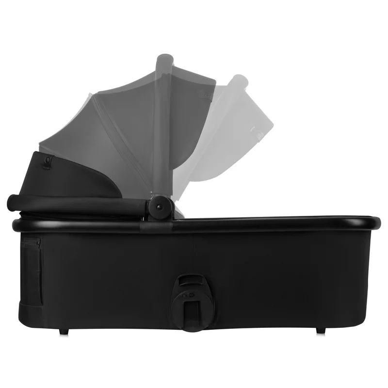 Carucior 2 in 1, Lionelo, Layla, Pana la 22 kg, Cadru aluminiu, Cu landou intarit si salteluta din spuma AirDots, Reversibil, Cu ventilatie 3D, Cu accesorii, EN1888-1, EN1888-2, EN1466, Negru