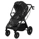 Carucior 2 in 1, Lionelo, Layla, Pana la 22 kg, Cadru aluminiu, Cu landou intarit si salteluta din spuma AirDots, Reversibil, Cu ventilatie 3D, Cu accesorii, EN1888-1, EN1888-2, EN1466, Negru