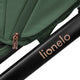 Carucior 2 in 1, Lionelo, Layla, Pana la 22 kg, Cadru aluminiu, Cu landou intarit si salteluta din spuma AirDots, Reversibil, Cu ventilatie 3D, Cu accesorii, EN1888-1, EN1888-2, EN1466, Verde
