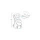 Carucior 2 in 1, Lionelo, Meril, Cu landou si scaun cu dimensiune XL, Reversibil, Cu sistem de ventilatie 3D, Cu accesorii, Pana la 22 kg, Conform cu EN1888-1 EN1888-2, EN1466, Gri