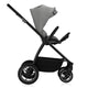 Carucior 2 in 1, Lionelo, Meril, Cu landou si scaun cu dimensiune XL, Reversibil, Cu sistem de ventilatie 3D, Cu accesorii, Pana la 22 kg, Conform cu EN1888-1 EN1888-2, EN1466, Gri