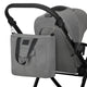 Carucior 2 in 1, Lionelo, Meril, Cu landou si scaun cu dimensiune XL, Reversibil, Cu sistem de ventilatie 3D, Cu accesorii, Pana la 22 kg, Conform cu EN1888-1 EN1888-2, EN1466, Gri