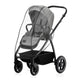 Carucior 2 in 1, Lionelo, Meril, Cu landou si scaun cu dimensiune XL, Reversibil, Cu sistem de ventilatie 3D, Cu accesorii, Pana la 22 kg, Conform cu EN1888-1 EN1888-2, EN1466, Gri