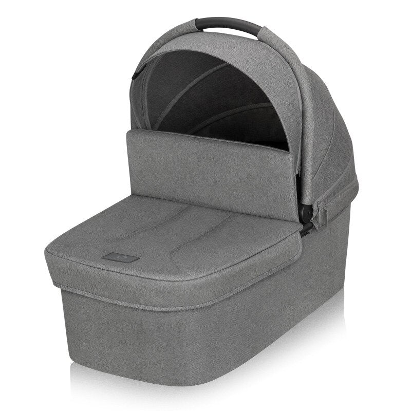 Carucior 2 in 1, Lionelo, Meril, Cu landou si scaun cu dimensiune XL, Reversibil, Cu sistem de ventilatie 3D, Cu accesorii, Pana la 22 kg, Conform cu EN1888-1 EN1888-2, EN1466, Gri