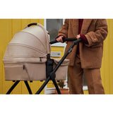 Carucior 2 in 1, Lionelo, Meril, Cu landou si scaun cu dimensiune XL, Reversibil, Cu sistem de ventilatie 3D, Cu accesorii, Pana la 22 kg, Conform cu EN1888-1 EN1888-2, EN1466, Negru