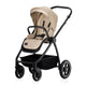 Carucior 2 in 1, Lionelo, Meril, Cu landou si scaun cu dimensiune XL, Reversibil, Cu sistem de ventilatie 3D, Cu accesorii, Pana la 22 kg, De la nastere, Conform cu EN1888-1 EN1888-2, EN1466, Bej