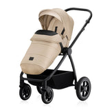 Carucior 2 in 1, Lionelo, Meril, Cu landou si scaun cu dimensiune XL, Reversibil, Cu sistem de ventilatie 3D, Cu accesorii, Pana la 22 kg, De la nastere, Conform cu EN1888-1 EN1888-2, EN1466, Bej