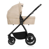 Carucior 2 in 1, Lionelo, Meril, Cu landou si scaun cu dimensiune XL, Reversibil, Cu sistem de ventilatie 3D, Cu accesorii, Pana la 22 kg, De la nastere, Conform cu EN1888-1 EN1888-2, EN1466, Bej