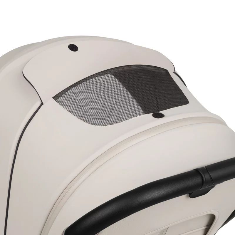 Carucior 2 in 1, Lionelo, Mika Plus, Cadru din aluminiu, Cu landou intarit si salteluta moale, Reversibil, Cu sistem de ventilatie 3D, Cu accesorii, Pana la 22 kg, Conform cu EN1888-1 EN1888-2, EN1466, Bej