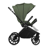 Carucior 2 in 1, Lionelo, Mika Plus, Cadru din aluminiu, Cu landou intarit si salteluta moale, Reversibil, Cu sistem de ventilatie 3D, Cu accesorii, Pana la 22 kg, Conform cu EN1888-1 EN1888-2, EN1466, Verde