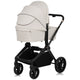 Carucior 2 in 1, Lionelo, Mika Plus, Cadru din aluminiu, Cu landou intarit si salteluta moale, Reversibil, Cu sistem de ventilatie 3D, Cu accesorii, Pana la 22 kg, Conform cu EN1888-1 EN1888-2, EN1466, Bej