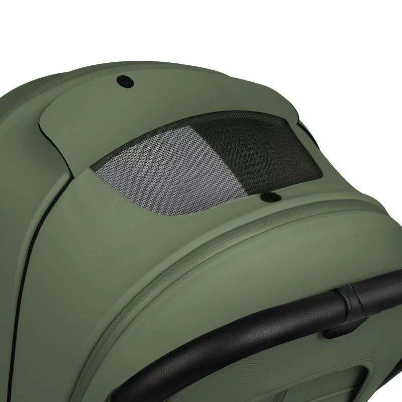 Carucior 2 in 1, Lionelo, Mika Plus, Cadru din aluminiu, Cu landou intarit si salteluta moale, Reversibil, Cu sistem de ventilatie 3D, Cu accesorii, Pana la 22 kg, Conform cu EN1888-1 EN1888-2, EN1466, Verde
