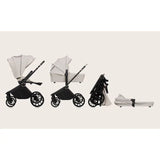 Carucior 2 in 1, Lionelo, Mika Plus, Cadru din aluminiu, Cu landou intarit si salteluta moale, Reversibil, Cu sistem de ventilatie 3D, Cu accesorii, Pana la 22 kg, Conform cu EN1888-1 EN1888-2, EN1466, Bej