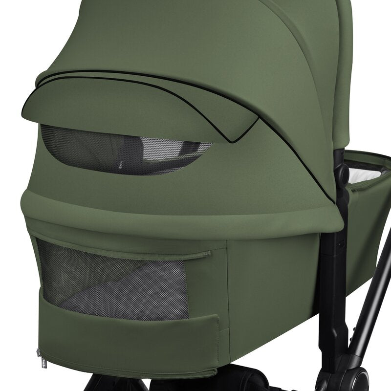Carucior 2 in 1, Lionelo, Mika Plus, Cadru din aluminiu, Cu landou intarit si salteluta moale, Reversibil, Cu sistem de ventilatie 3D, Cu accesorii, Pana la 22 kg, Conform cu EN1888-1 EN1888-2, EN1466, Verde