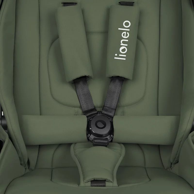 Carucior 2 in 1, Lionelo, Mika Plus, Cadru din aluminiu, Cu landou intarit si salteluta moale, Reversibil, Cu sistem de ventilatie 3D, Cu accesorii, Pana la 22 kg, Conform cu EN1888-1 EN1888-2, EN1466, Verde