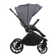 Carucior 2 in 1, Lionelo, Mika Plus, Cadru din aluminiu, Cu landou intarit si salteluta moale, Reversibil, Cu sistem de ventilatie 3D, Cu accesorii, Pana la 22 kg, Conform cu EN1888-1 EN1888-2, EN1466, Gri