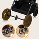 Carucior 2 in 1, Lionelo, Mika Plus, Cadru din aluminiu, Cu landou intarit si salteluta moale, Reversibil, Cu sistem de ventilatie 3D, Cu accesorii, Pana la 22 kg, Conform cu EN1888-1 EN1888-2, EN1466, Verde
