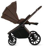 Carucior 2 in 1, Lionelo, Mika Plus, Cadru din aluminiu, Cu landou intarit si salteluta moale, Reversibil, Cu sistem de ventilatie 3D, Cu accesorii, Pana la 22 kg, Conform cu EN1888-1 EN1888-2, EN1466, Mocha Mousse