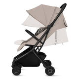 Carucior 2 in 1, Lionelo, Sia Flex, 7.6 kg, Include landou pliabil pe cadru, Ultracompact, Pliere rapida cu o mana, Copertina UPF50+, Cu accesorii incluse, 0-48 luni, Sustine 22 kg, Bej