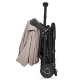 Carucior 2 in 1, Lionelo, Sia Flex, 7.6 kg, Include landou pliabil pe cadru, Ultracompact, Pliere rapida cu o mana, Copertina UPF50+, Cu accesorii incluse, 0-48 luni, Sustine 22 kg, Bej