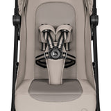 Carucior 2 in 1, Lionelo, Sia Flex, 7.6 kg, Include landou pliabil pe cadru, Ultracompact, Pliere rapida cu o mana, Copertina UPF50+, Cu accesorii incluse, 0-48 luni, Sustine 22 kg, Bej