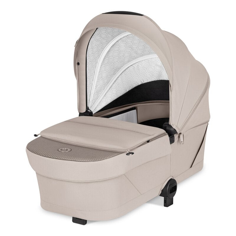 Carucior 2 in 1, Lionelo, Sia Flex, 7.6 kg, Include landou pliabil pe cadru, Ultracompact, Pliere rapida cu o mana, Copertina UPF50+, Cu accesorii incluse, 0-48 luni, Sustine 22 kg, Bej