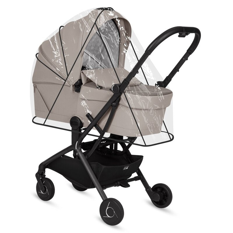Carucior 2 in 1, Lionelo, Sia Flex, 7.6 kg, Include landou pliabil pe cadru, Ultracompact, Pliere rapida cu o mana, Copertina UPF50+, Cu accesorii incluse, 0-48 luni, Sustine 22 kg, Bej
