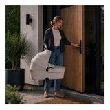 Carucior 2 in 1, Lionelo, Sia Flex, 7.6 kg, Include landou pliabil pe cadru, Ultracompact, Pliere rapida cu o mana, Copertina UPF50+, Cu accesorii incluse, 0-48 luni, Sustine 22 kg, Bej