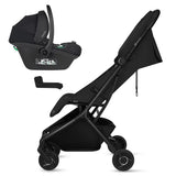 Carucior 2 in 1, Lionelo, Sia Flex, 7.6 kg, Include landou pliabil pe cadru, Ultracompact, Pliere rapida cu o mana, Copertina UPF50+, Cu accesorii incluse, 0-48 luni, Sustine 22 kg, Negru