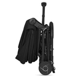 Carucior 2 in 1, Lionelo, Sia Flex, 7.6 kg, Include landou pliabil pe cadru, Ultracompact, Pliere rapida cu o mana, Copertina UPF50+, Cu accesorii incluse, 0-48 luni, Sustine 22 kg, Negru