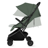 Carucior 2 in 1, Lionelo, Sia Flex, 7.6 kg, Include landou pliabil pe cadru, Ultracompact, Pliere rapida cu o mana, Copertina UPF50+, Cu accesorii incluse, 0-48 luni, Sustine 22 kg, Verde