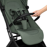 Carucior 2 in 1, Lionelo, Sia Flex, 7.6 kg, Include landou pliabil pe cadru, Ultracompact, Pliere rapida cu o mana, Copertina UPF50+, Cu accesorii incluse, 0-48 luni, Sustine 22 kg, Verde