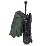 Carucior 2 in 1, Lionelo, Sia Flex, 7.6 kg, Include landou pliabil pe cadru, Ultracompact, Pliere rapida cu o mana, Copertina UPF50+, Cu accesorii incluse, 0-48 luni, Sustine 22 kg, Verde