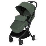Carucior 2 in 1, Lionelo, Sia Flex, 7.6 kg, Include landou pliabil pe cadru, Ultracompact, Pliere rapida cu o mana, Copertina UPF50+, Cu accesorii incluse, 0-48 luni, Sustine 22 kg, Verde