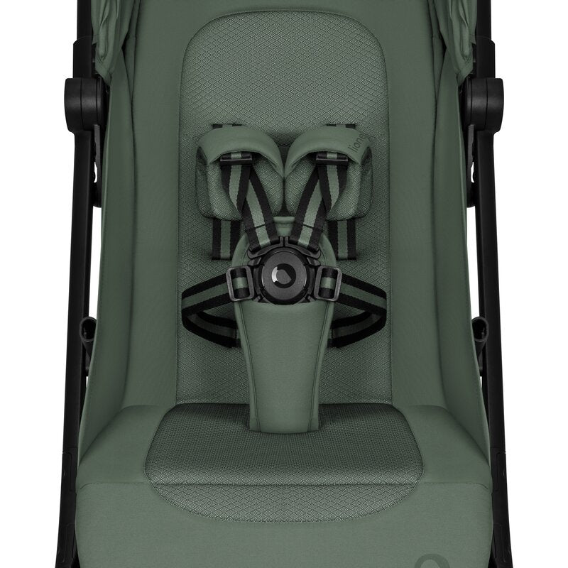 Carucior 2 in 1, Lionelo, Sia Flex, 7.6 kg, Include landou pliabil pe cadru, Ultracompact, Pliere rapida cu o mana, Copertina UPF50+, Cu accesorii incluse, 0-48 luni, Sustine 22 kg, Verde
