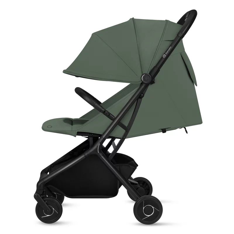 Carucior 2 in 1, Lionelo, Sia Flex, 7.6 kg, Include landou pliabil pe cadru, Ultracompact, Pliere rapida cu o mana, Copertina UPF50+, Cu accesorii incluse, 0-48 luni, Sustine 22 kg, Verde