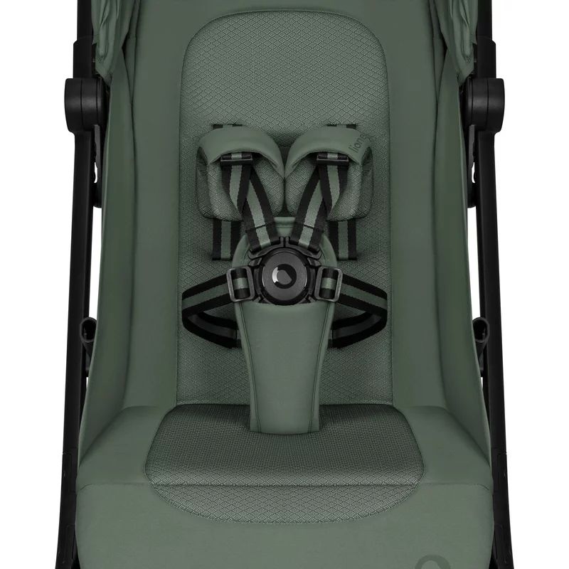 Carucior 2 in 1, Lionelo, Sia Flex, 7.6 kg, Include landou pliabil pe cadru, Ultracompact, Pliere rapida cu o mana, Copertina UPF50+, Cu accesorii incluse, 0-48 luni, Sustine 22 kg, Verde