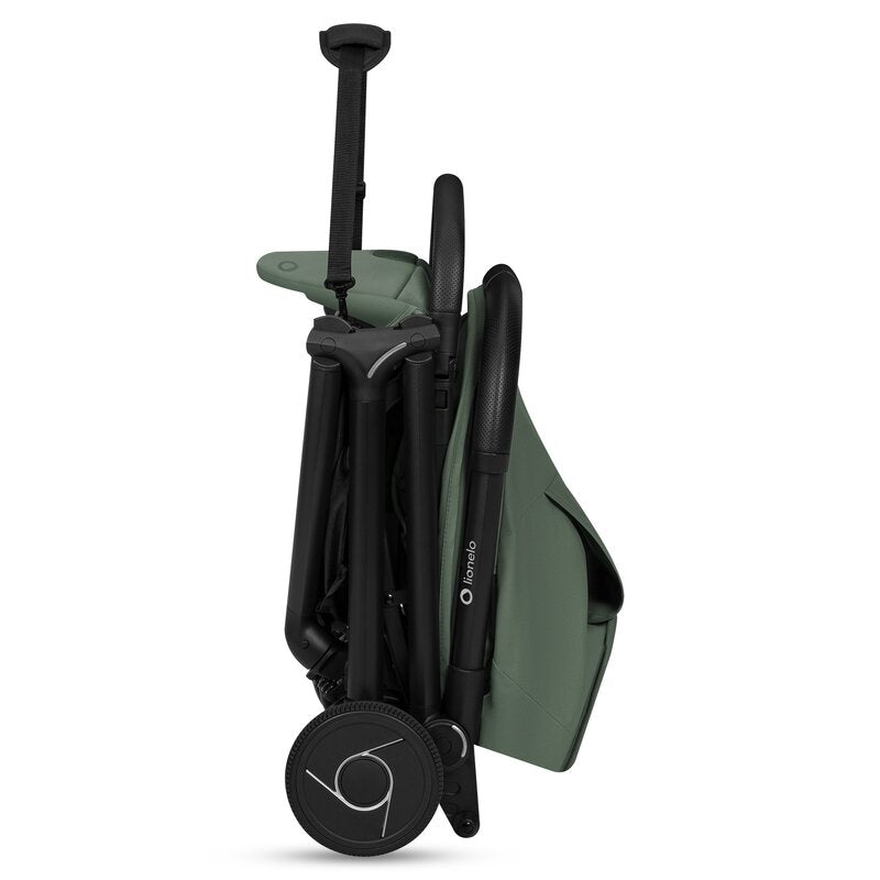 Carucior 2 in 1, Lionelo, Sia Flex, 7.6 kg, Include landou pliabil pe cadru, Ultracompact, Pliere rapida cu o mana, Copertina UPF50+, Cu accesorii incluse, 0-48 luni, Sustine 22 kg, Verde