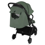 Carucior 2 in 1, Lionelo, Sia Flex, 7.6 kg, Include landou pliabil pe cadru, Ultracompact, Pliere rapida cu o mana, Copertina UPF50+, Cu accesorii incluse, 0-48 luni, Sustine 22 kg, Verde
